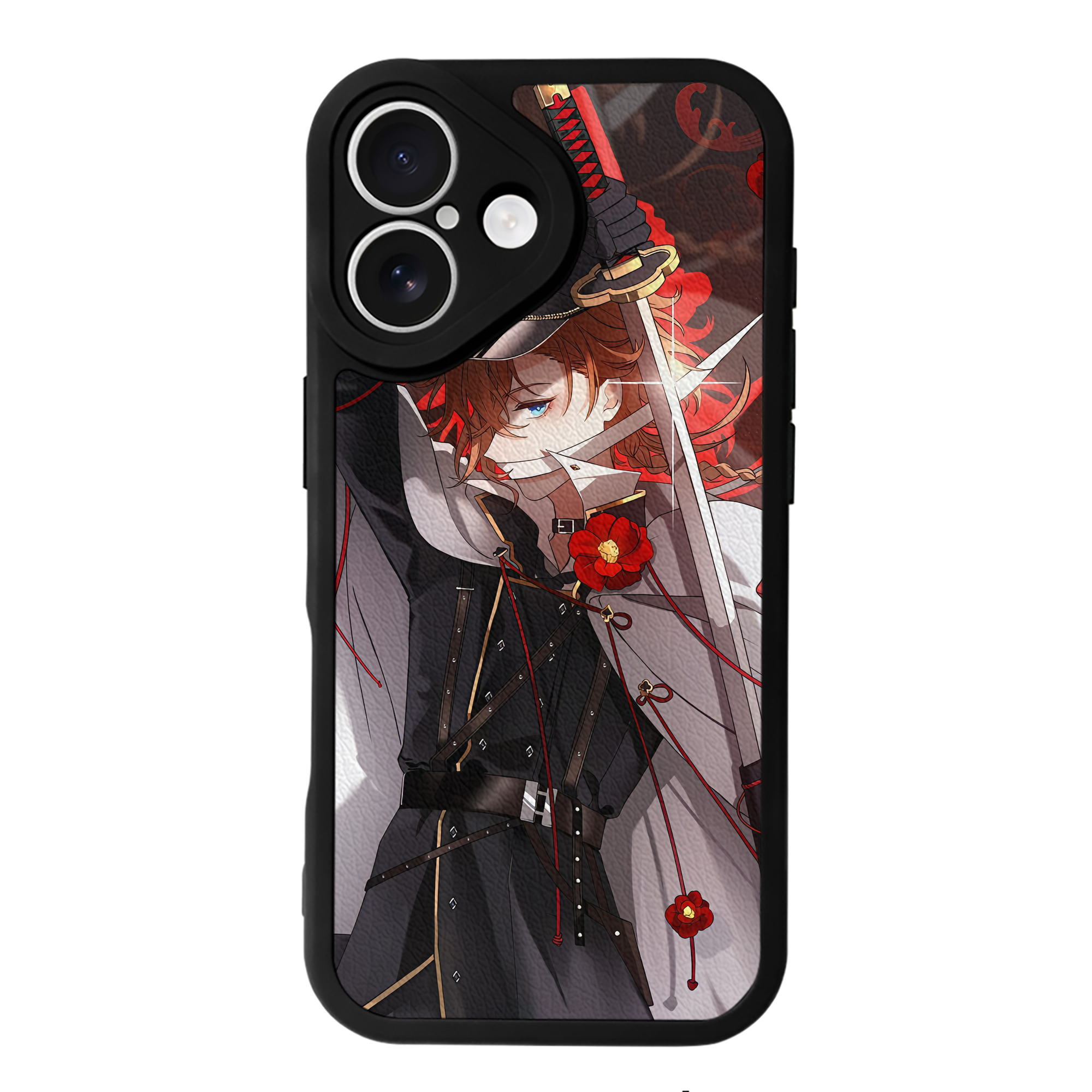 （画像用） 文豪ストレイドッグス Bungo Stray Dogs 【iPhone 16シリーズ対応】シリコンスマホケース（レザー調） 材質：シリコン